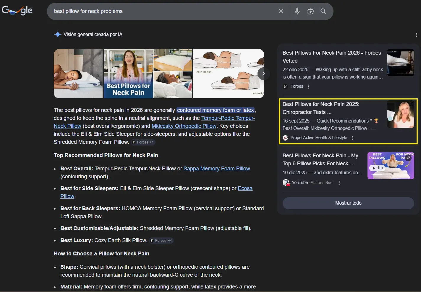 Burlington sports health clinic appearing inside Google AI Overviews for its services